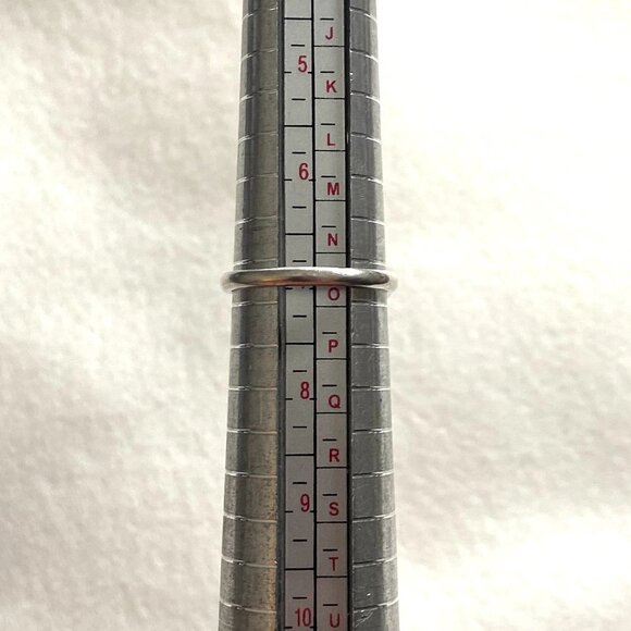 Sterling Silver 925 Multi Gemstone Round Amethyst Genuine Pearl Band Ring Sz 7 - Picture 10 of 16